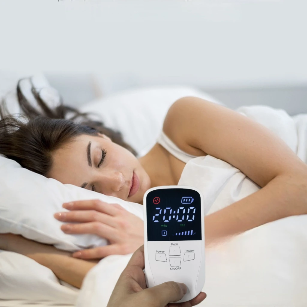 

Vagus Nerve Stimulator for Ear Portable CES Therapy Device for Insomnia, Anxiety, Depression & Pain Relief - Sleep Aid
