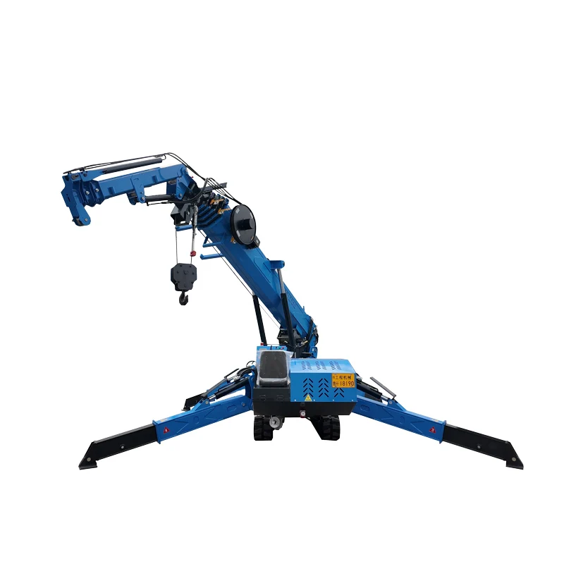 2025 New Crawler Spider Crane Small Remote Control 1.2t Spider Crane