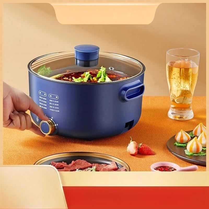 Large Capacity Multifunctional All‑in‑One Electric Cooking Pot Hot Pot Wok for Dorm Household Wholesale