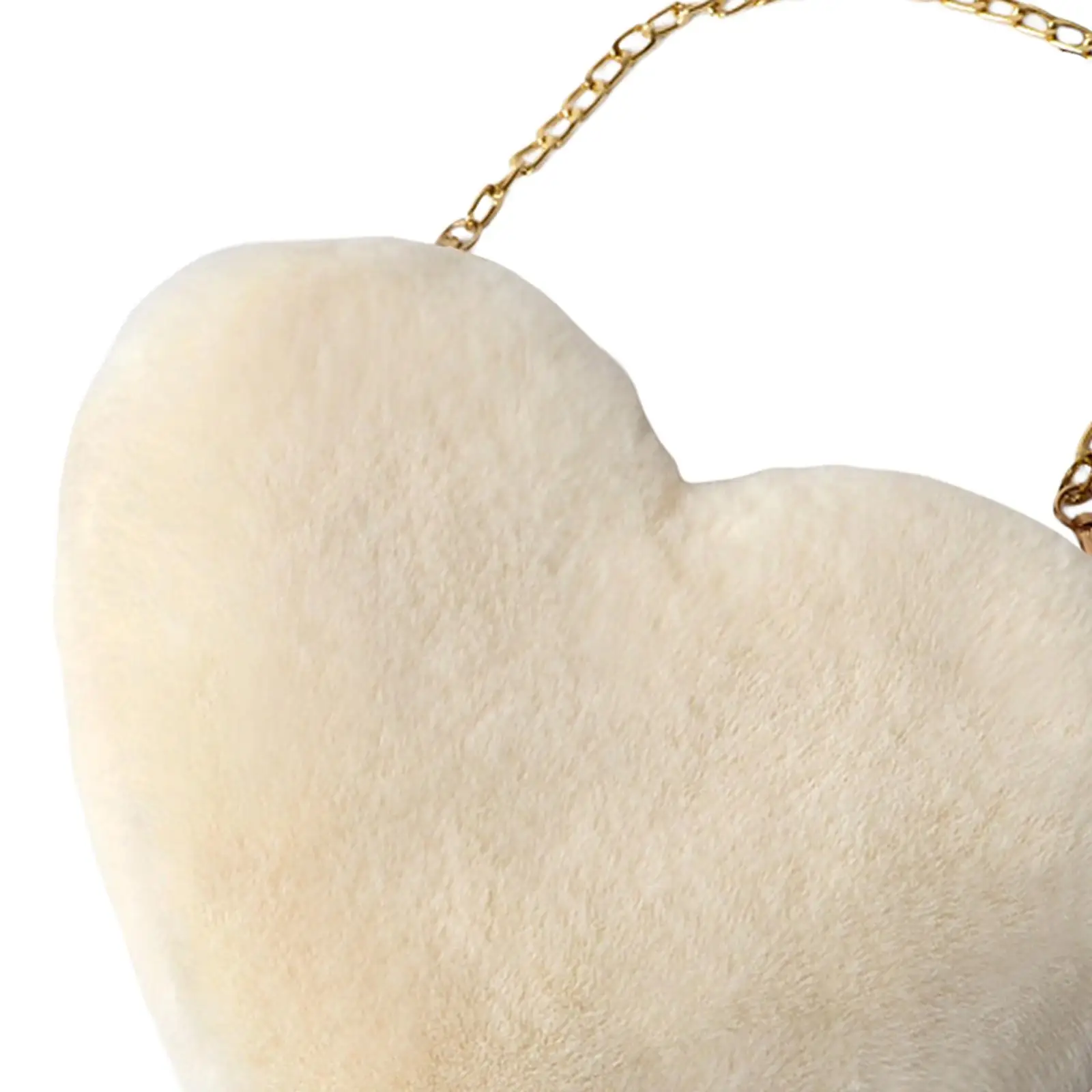 Ladies Female Women Crossbody with Chain Heart Shape Shoulder Bag Clutch Evening image 6