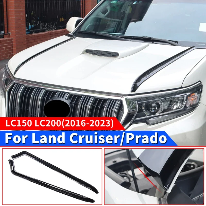 For Toyota Land Cruiser Prado 150 LC150 FJ150 LC200 2008-2021 Engine Bay Cover Decoration Off-Road Styling Upgrade Accessories