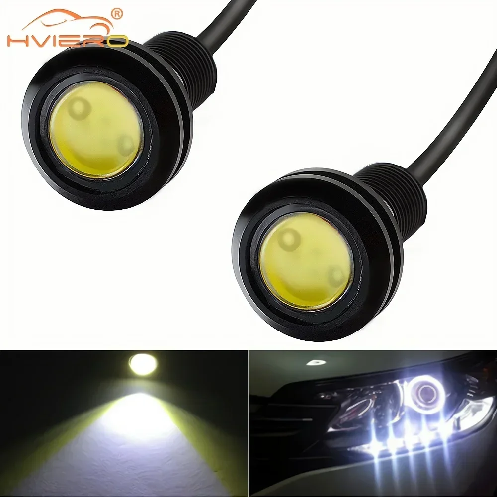 

Multiple Colors Car Eagle Eye DRL Daytime Running Lights Backups Reversing Parking Signal Automobiles Lamps Waterproof Fog Leds