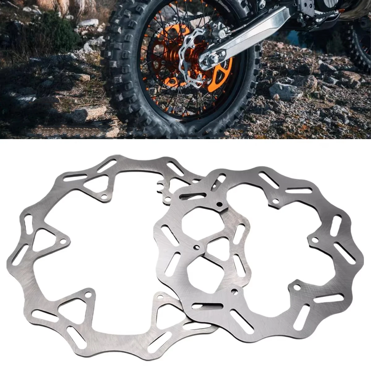 260MM 220MM For KTM SX SXF XC XCF XCW EXC EXCF For Husqvarna FE TE FC TC FX TX 1994-2023 Front Rear Brake Disc Brake Rotor Disk