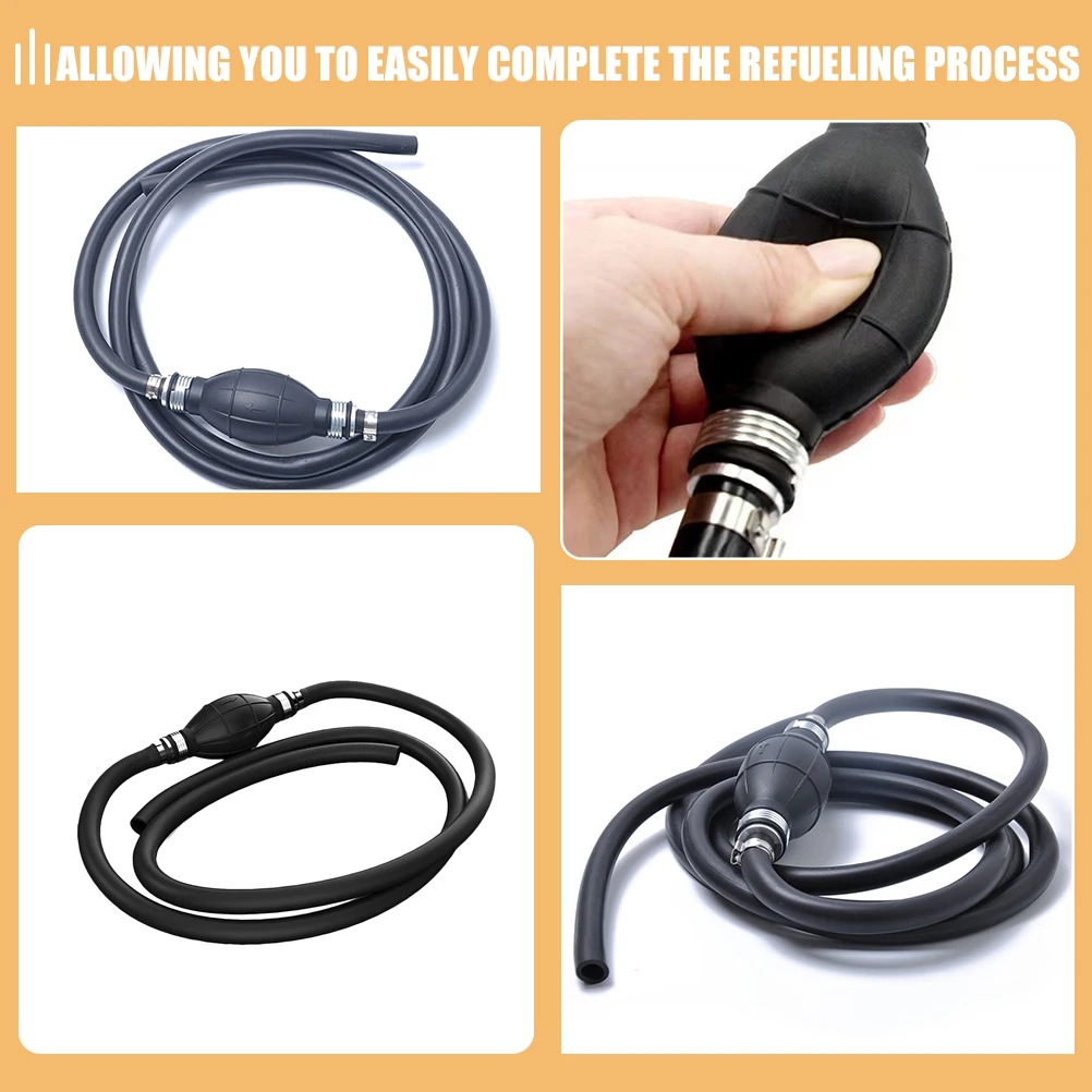 

Manual Transfer Pump Hose Fuel Oil Sucker Hand Pump For Engine Oil Extraction Durable Nbr Aluminum Alloy Car