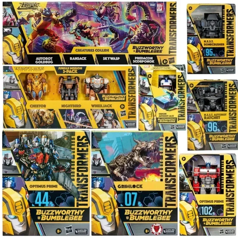 Takara Tomy Hasbro Transformers Terrorsaur Bumblebee Studio Series Optimus Prime Grimlock Jazz Mission Action Figure Model Toys