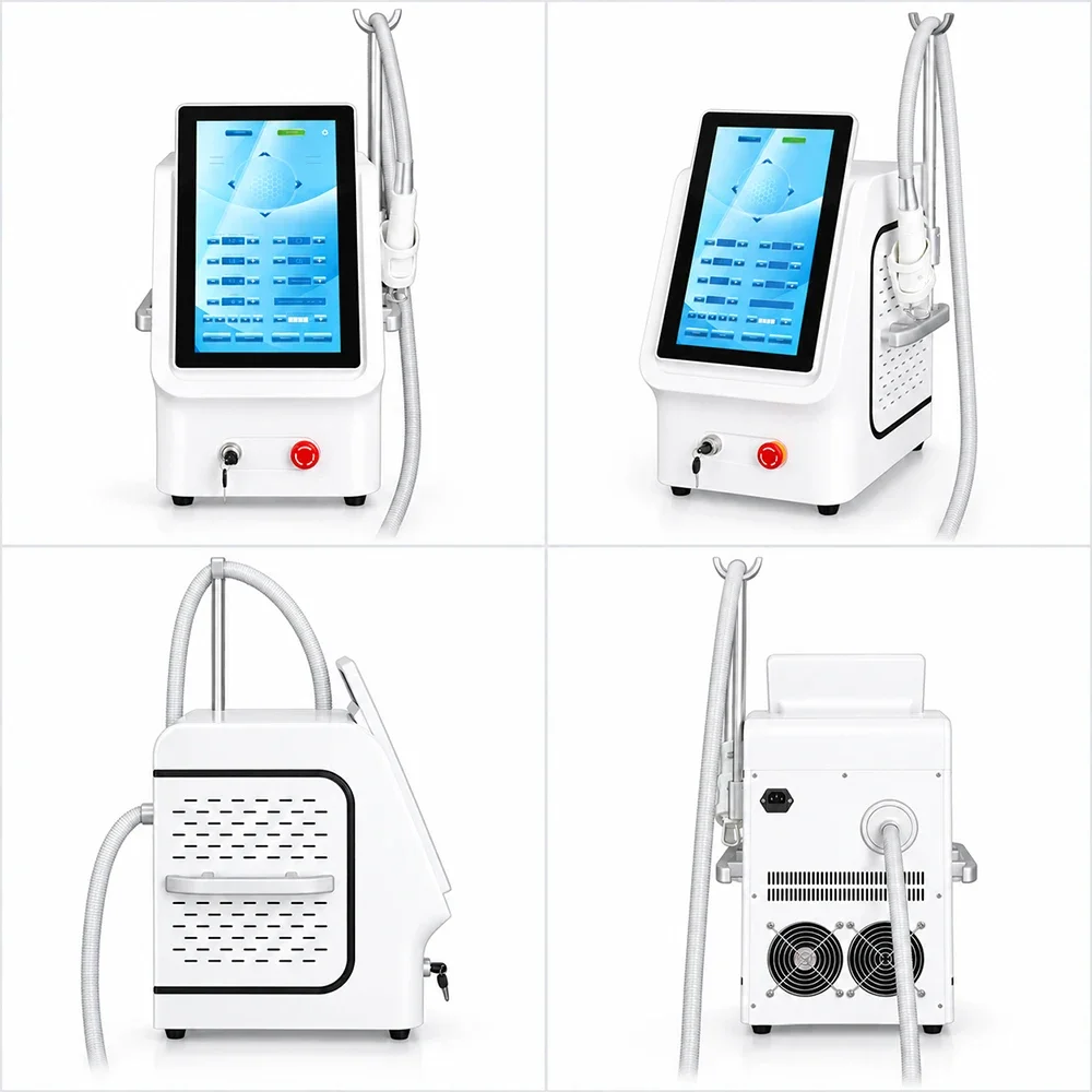 Professional Dual Wavelength Fractional Laser Machine 1927nm 1550nm with Sliding Tips for Skin Rejuvenation And Wrinkle Removal