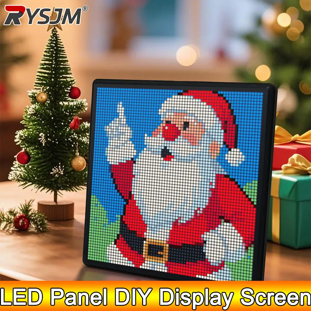 AD LED لوحة لتقوم بها بنفسك شاشات عرض LED ذكية RGB LED وحدة تسجيل مصفوفة بكسل الإبداعية لافتة الإعلان ضوء سطح المكتب الجدار #1