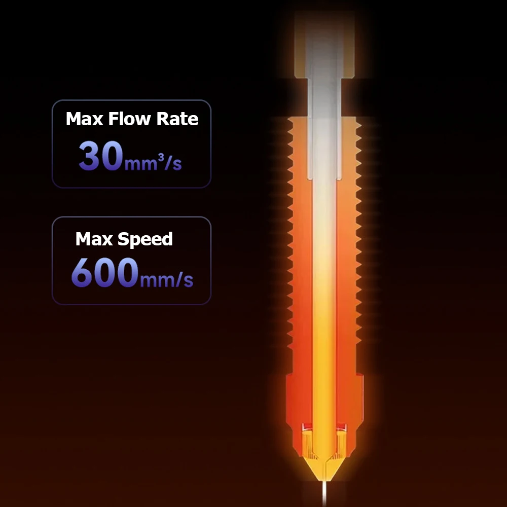 Upgrade Quick-Swap Nozzle For Creality K1C High-Flow Printing 3D Printer Hotend Nozzles for K1 Max Ender-3 V3 Integrated Nozzle