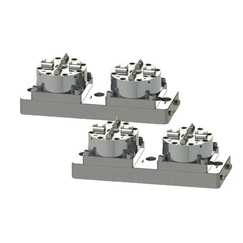 

Dual Station air Chuck Pneumatic Precision Stainless Steel Pneumatic Chuck with Base Plate for Cnc Edm Machining