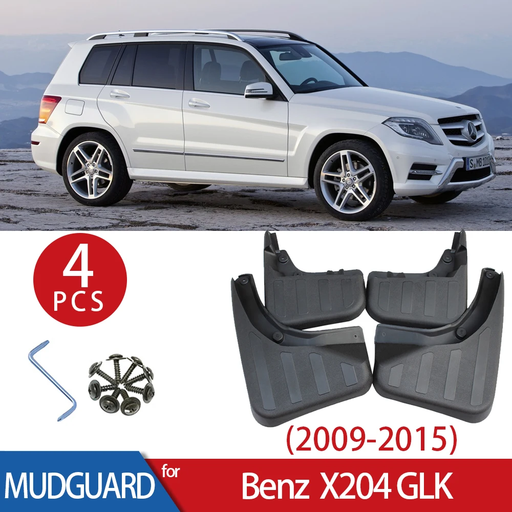 

Автомобильный брызговик для Benz GLK X204 200 260 300 350 2009-2015, брызговик, грязезащитный щит, брызговик, пластиковые автомобильные детали, защитные аксессуары