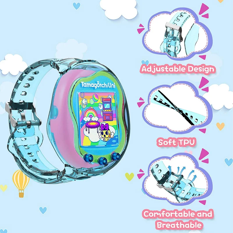 Tamagotchi-máquina electrónica Original, dispositivo con Wifi, Pix Pet, cumple con consola de redes, odómetro, función de pantalla a Color