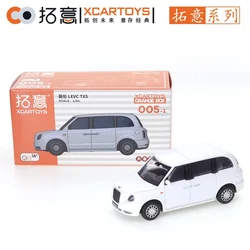 XCARTOYS 1/64 Geely English LEVC TX5 Black White Car Alloy Toys Motor Vehicle Diecast Metal Model Kids Xmas Gift Toys for Boys