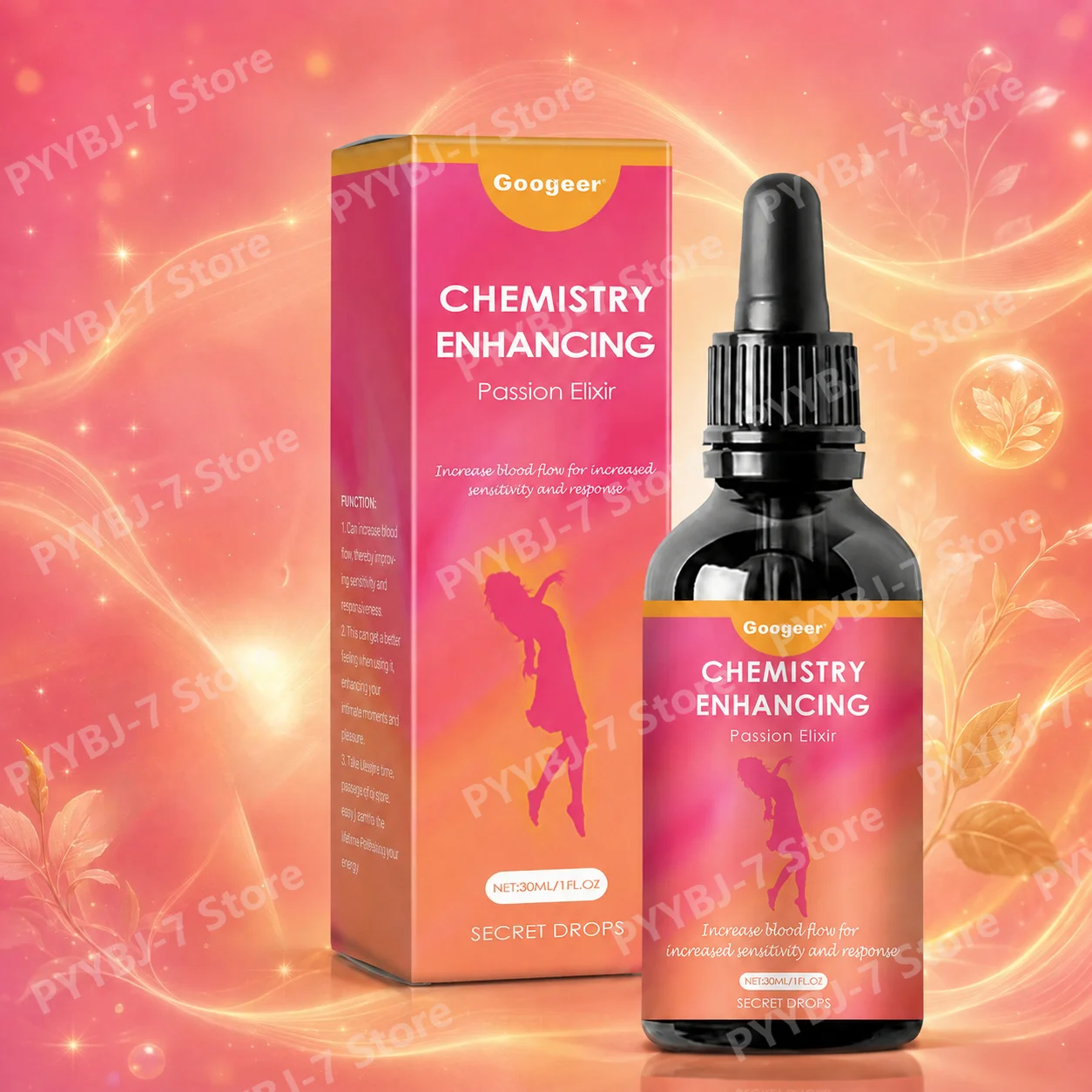 Googeer Secret Drops With Traditional Herbal Extract For Vitality, Pleasure & Nutrient Absorption Support, Women 30ml (1 Fl Oz)