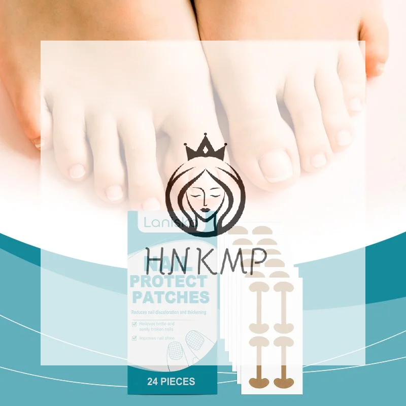 24pcs Nail Fungal  Patches For Discolored Peeling Toenails Deep Repair and Protection for Home Use