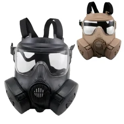 Paintball Tactical Airsoft Game Face Protection Safety Mask Guard M50 Gas Mask