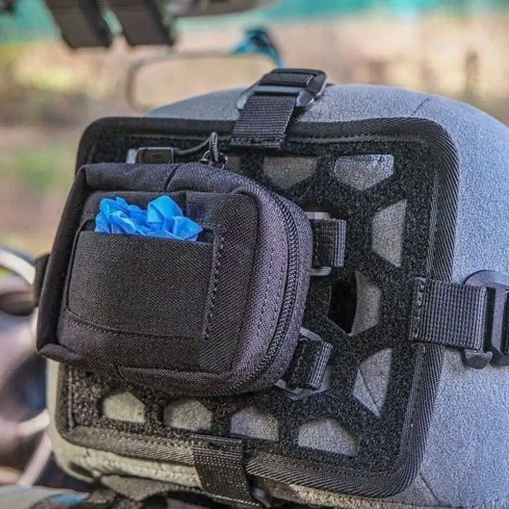 Tough Nylon Duty Belt Gloves Pouch Multifunctional Storage Portable Molle Accessory Pouch Solid Color Outdoor Hunting Bag Coin