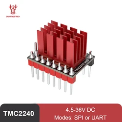 BIGTREETECH TMC2240 Stepper Motor Driver Module 3D Printer Parts SPI Mode 256 Subdivision VS TMC2209 TMC5160 For SKR 2 Octopus