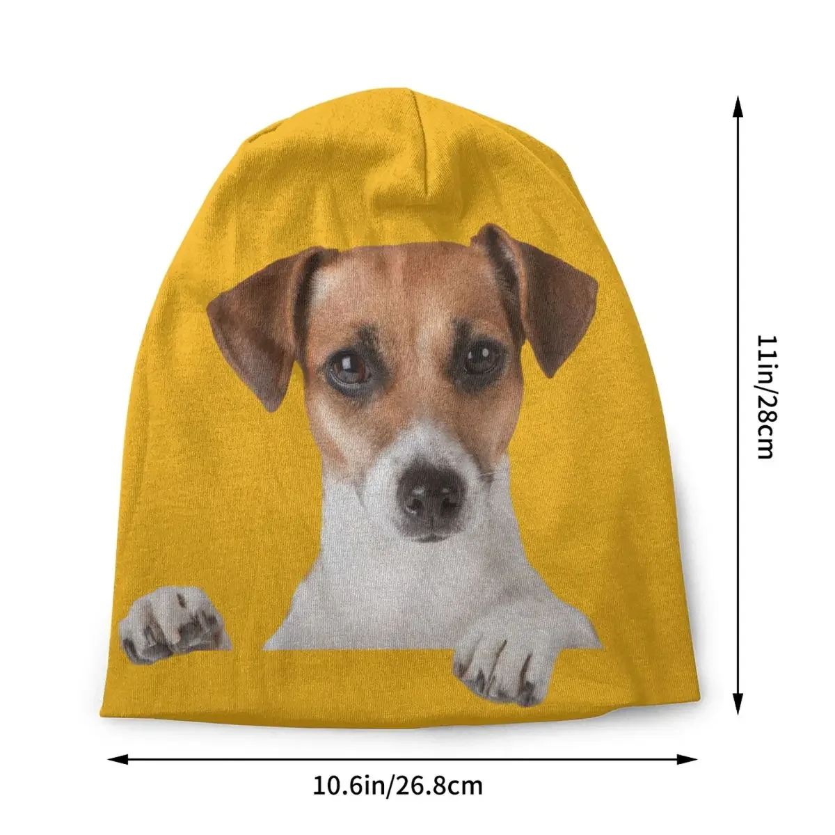 Jack Russell Terrier Bonnet Hat Knitting Hats Men Women Hip Hop Unisex Dog Lover Winter Warm Skullies Beanies Caps