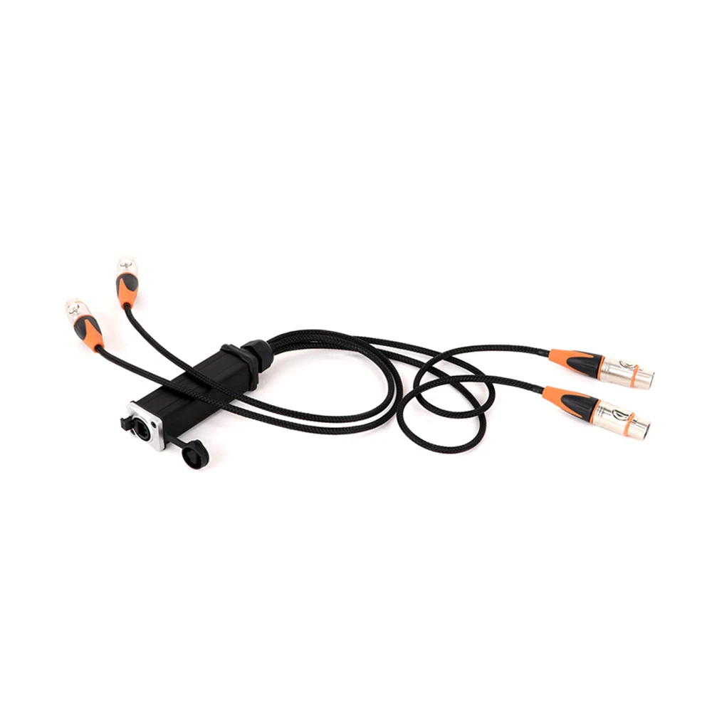 أنثى إلى XLR الصوت كابل مقاوم للماء ، DMX الخائن لكابل ثعبان ، تمديد شبكة CAT5 للمرحلة أو تسجيل الاستوديو ، RJ45