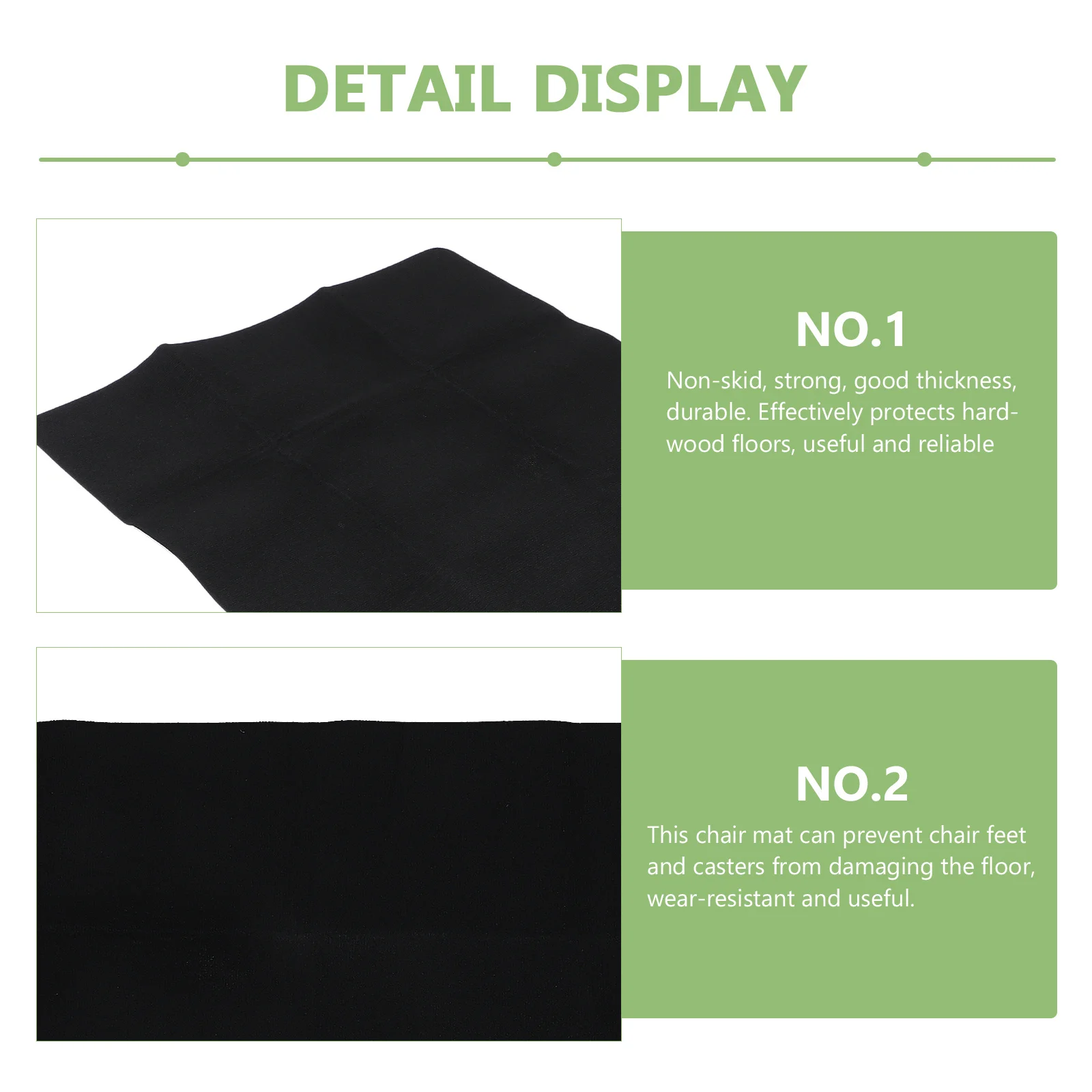 كرسي الكلمة حصيرة الثقيلة مكتب عمل كرسي حصيرة عدم الانزلاق سطح يحمي من الخدوش تسرب البقع نشمر التخزين