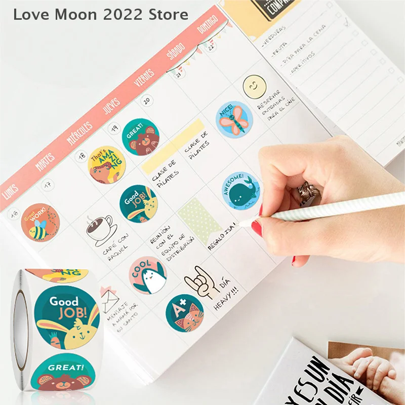 500PCS Reward Stickers For Kids School Supplies Classroom Motivational Sticker