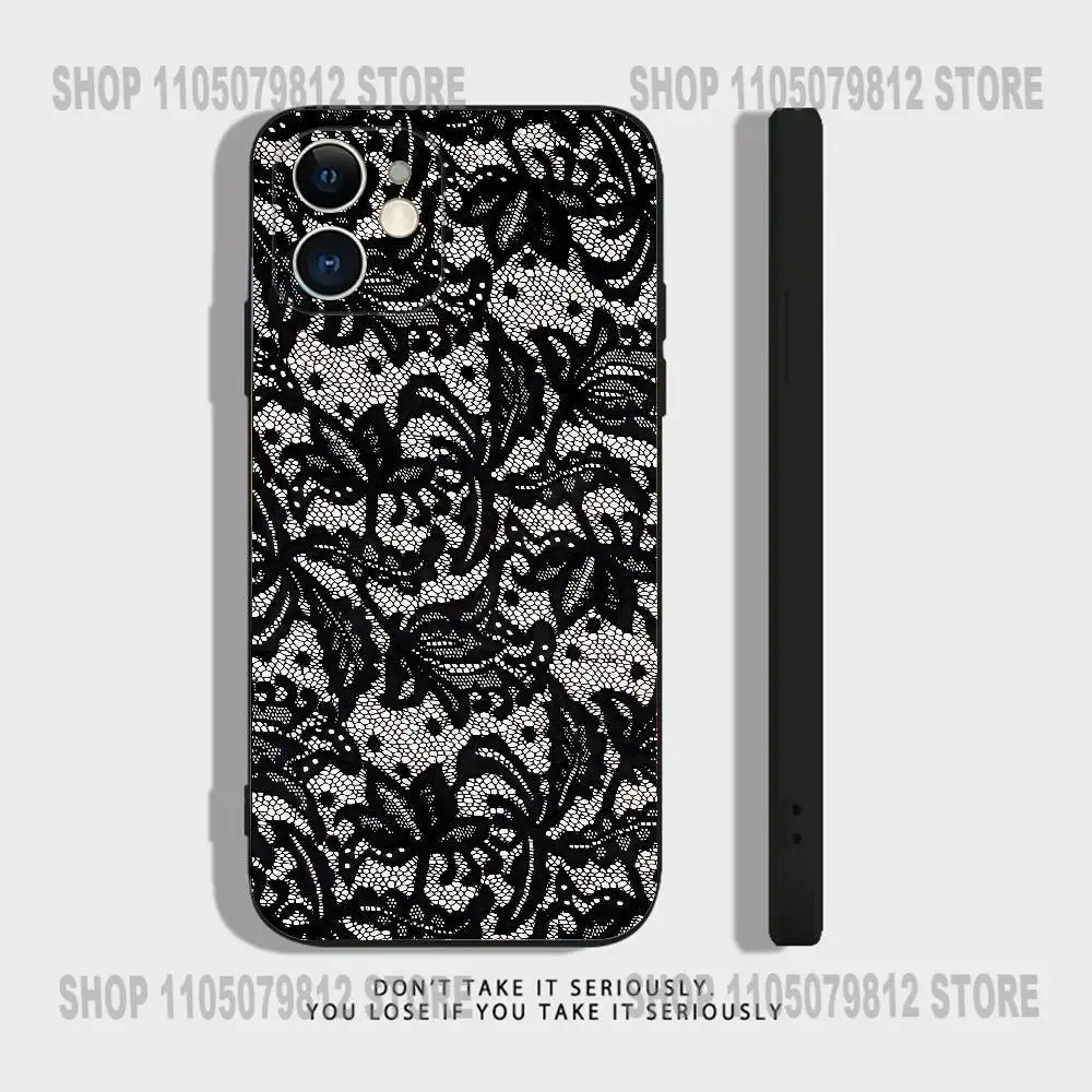 ブラックレースプリント 新型人気 iPhoneケース iPhone 17 16,15,14,13,12,11,Pro,XS,Max,XR,Plus,Mini対応 ソフトシリコン製 ブラック 耐衝撃