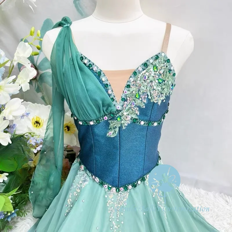 الراقية الجديدة المخصصة قراصنة تشايكوفسكي الباليه المهنية توتو المنافسة تظهر تنورة طويلة تيارا الكبار والأطفال