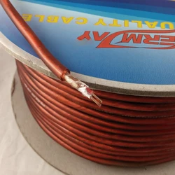 Wrapped Pure Copper Microphone Cable, Dual Core Microphone Cable, Karaoke Cable, Mixing Console Cable