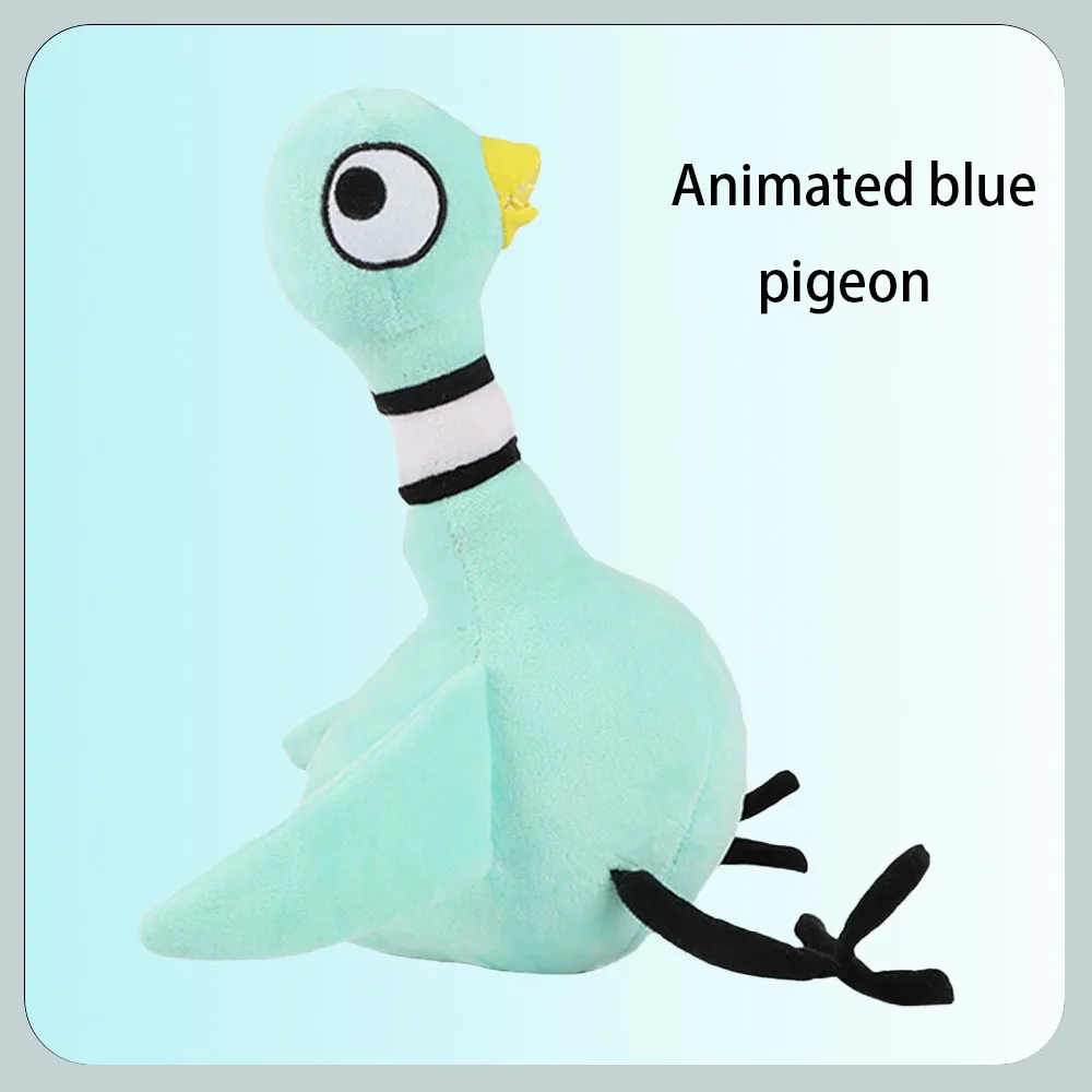 25cm Don\'t Let the Pigeon Drive the Bus Mo Willems Pigeon Plush Toy Movie Stuffed Animals Toys for Kids Birthday Gift Room Decor