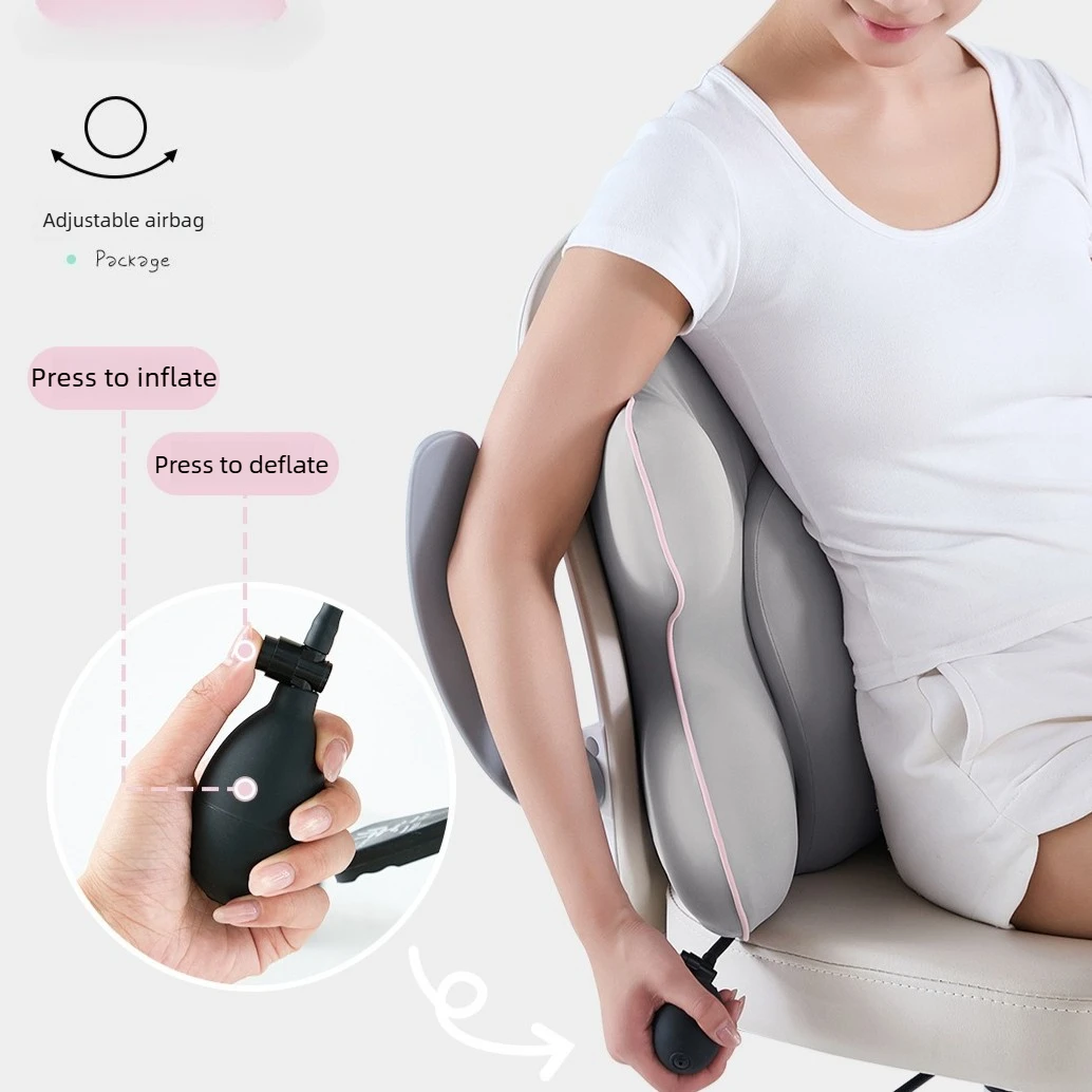 Airbag Inflate Office Chair Pillow Chair Cushion Floor Cushion Cars Are Available Integrated Waist Protection Computer Chair
