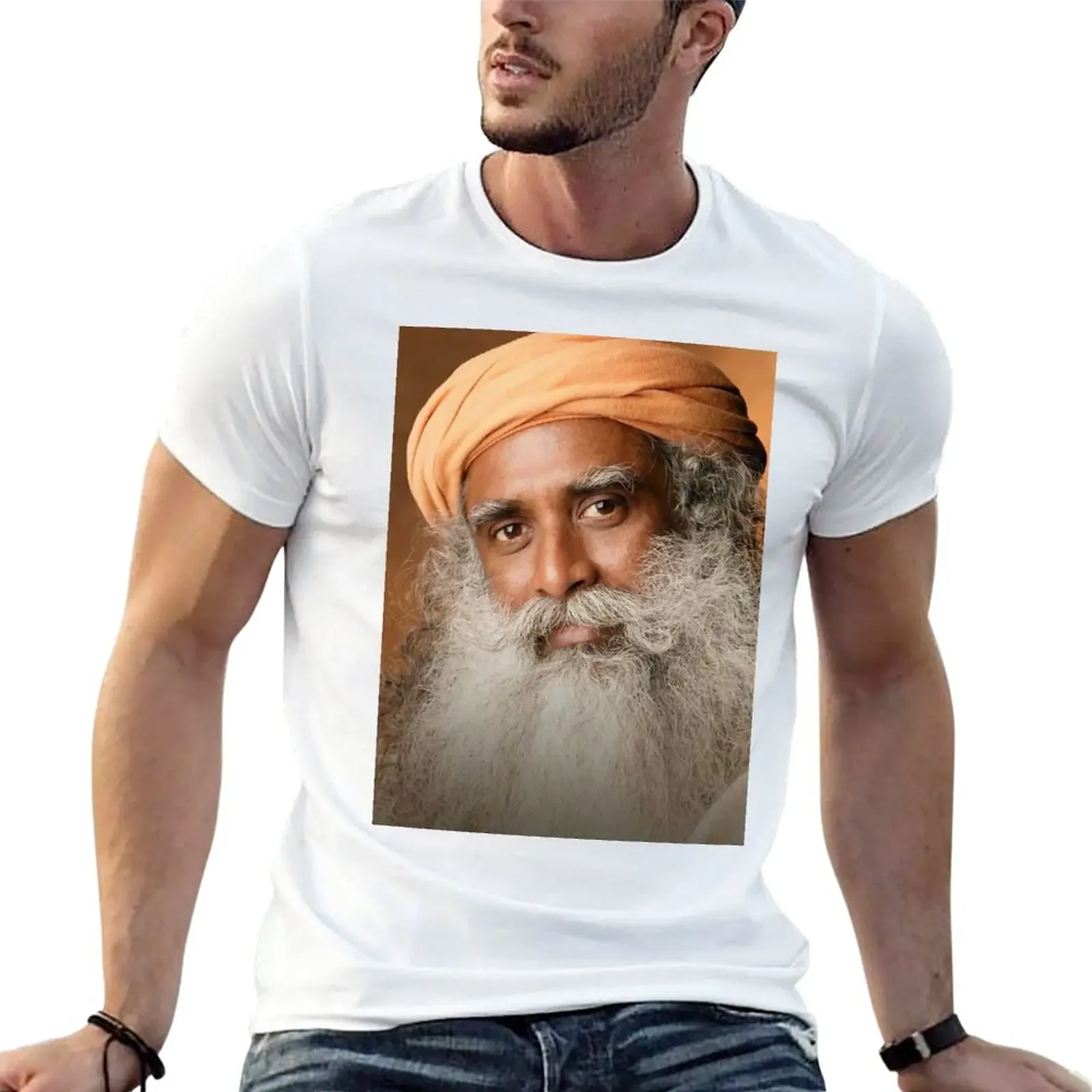 

Sadhguru T-Shirt plus size tops plain black t shirts for men