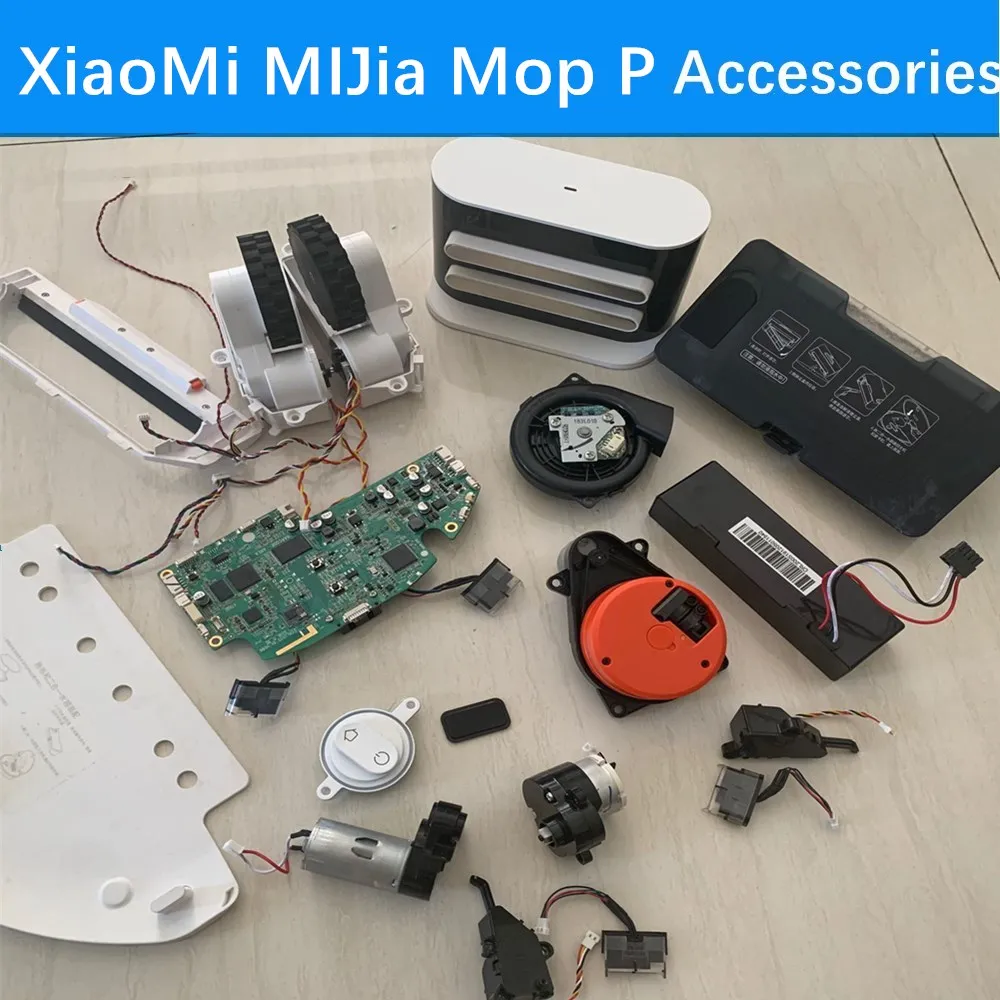 Original Mi Robot Vacuum-Mop P Cleaner Spare Parts, Fan, Side Brush Motor, Wheel ,Mainboard,Sensor Motor Accessories