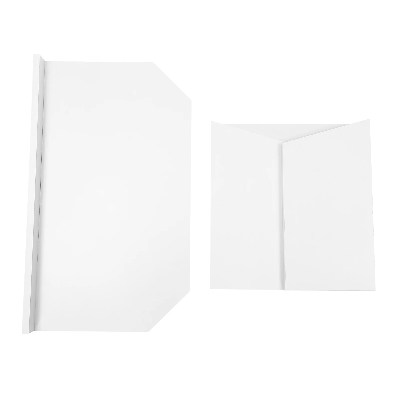 White Environmental Protection Plate 27x19.25x23-inch Folding Platform Portable Desktop Podium Multifunctional Conference Chair