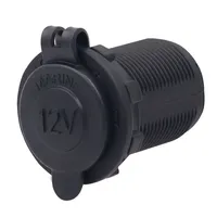 Cigarette Lighter Socket Car Marine Motorcycle ATV RV Lighter Socket Power Outlet Socket Receptacle 12V Waterproof Plug