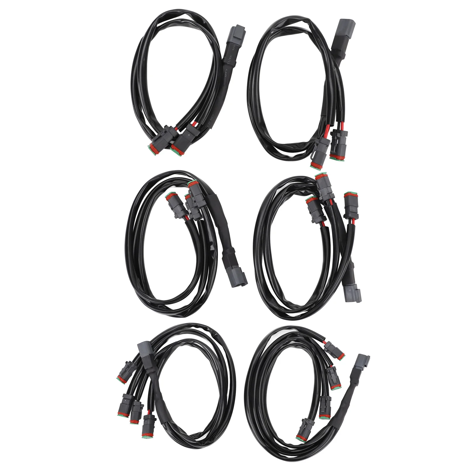 

DT Wiring Harness Adapter Connector Splitter Oxidation Resistant Plug and Play for LED Pod Fog Light