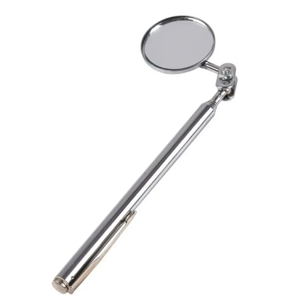 Inspection Mirror 360 Retractable Telescopic Inspection Detection lens Round Mirror Angle View Car Repair Inspection Mirror