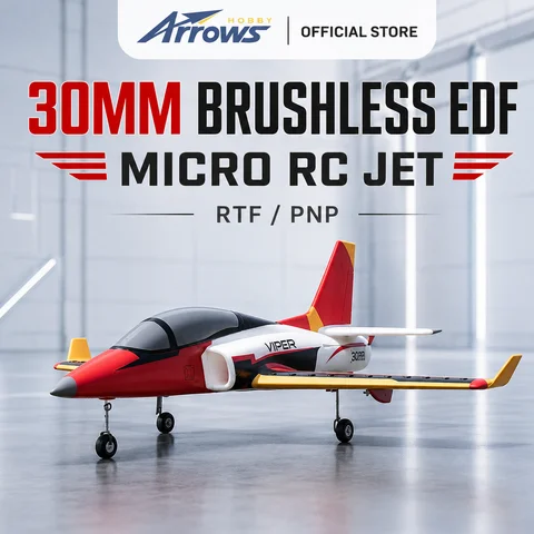 Arrows Hobby 30mm Viper Brushless EDF RC Jet RTF PNP Gyro Stabilized EPO Micro Airplane 2S 450mAh ELRS SBUS