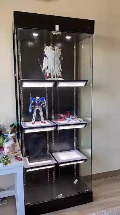 Figuurvitrinekast Huishoudelijke kleine Lego-modelkast Verstelbare trofee Product Geschenkkast met licht