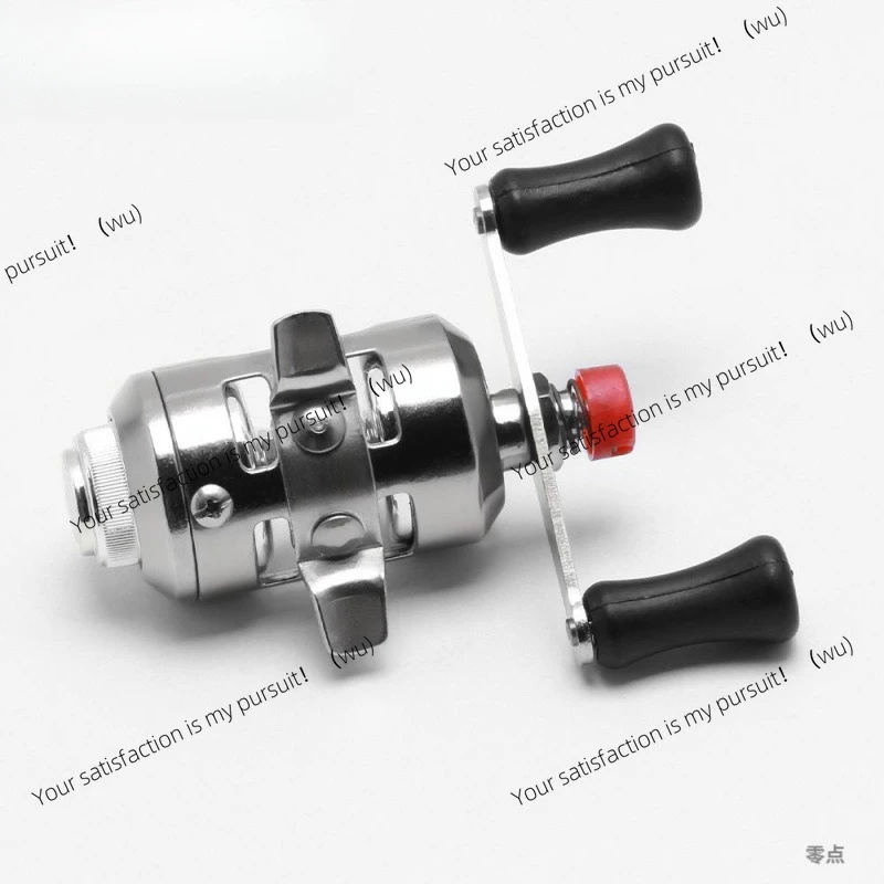 

Металлическая барабанная ручка, новая удочка, удочка, вращающееся колесо, специальная мини-металлическая прялка с двумя каплями воды, микрообъект