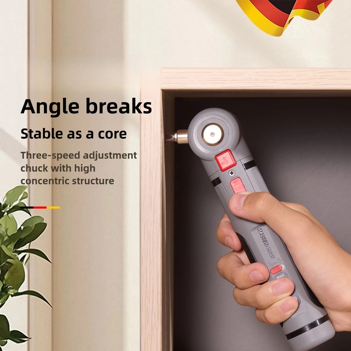 Masterproof 4V Mini Electrical Screwdriver Set Smart Scalable Cordless Electric Screw Driver Suit USB Rechargeable Drill Tools