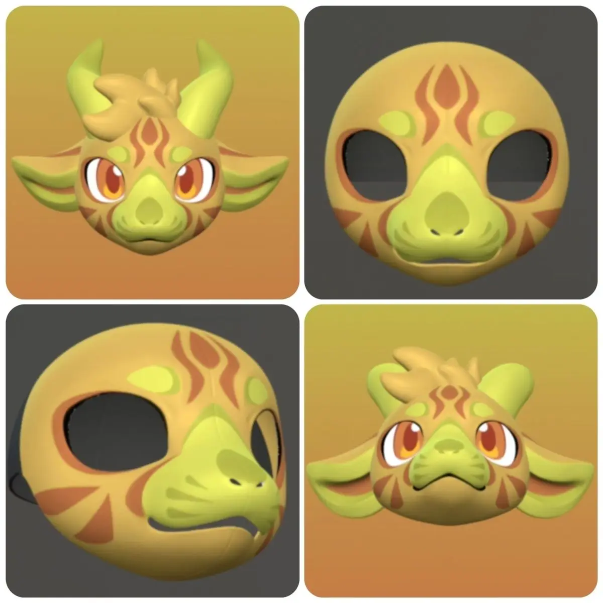 

3D Printing Realistic Style Kemono Fursuit Headbase Furry Cosplay Costumes Accessories cosplayKigurumi Base Mask Kemono
