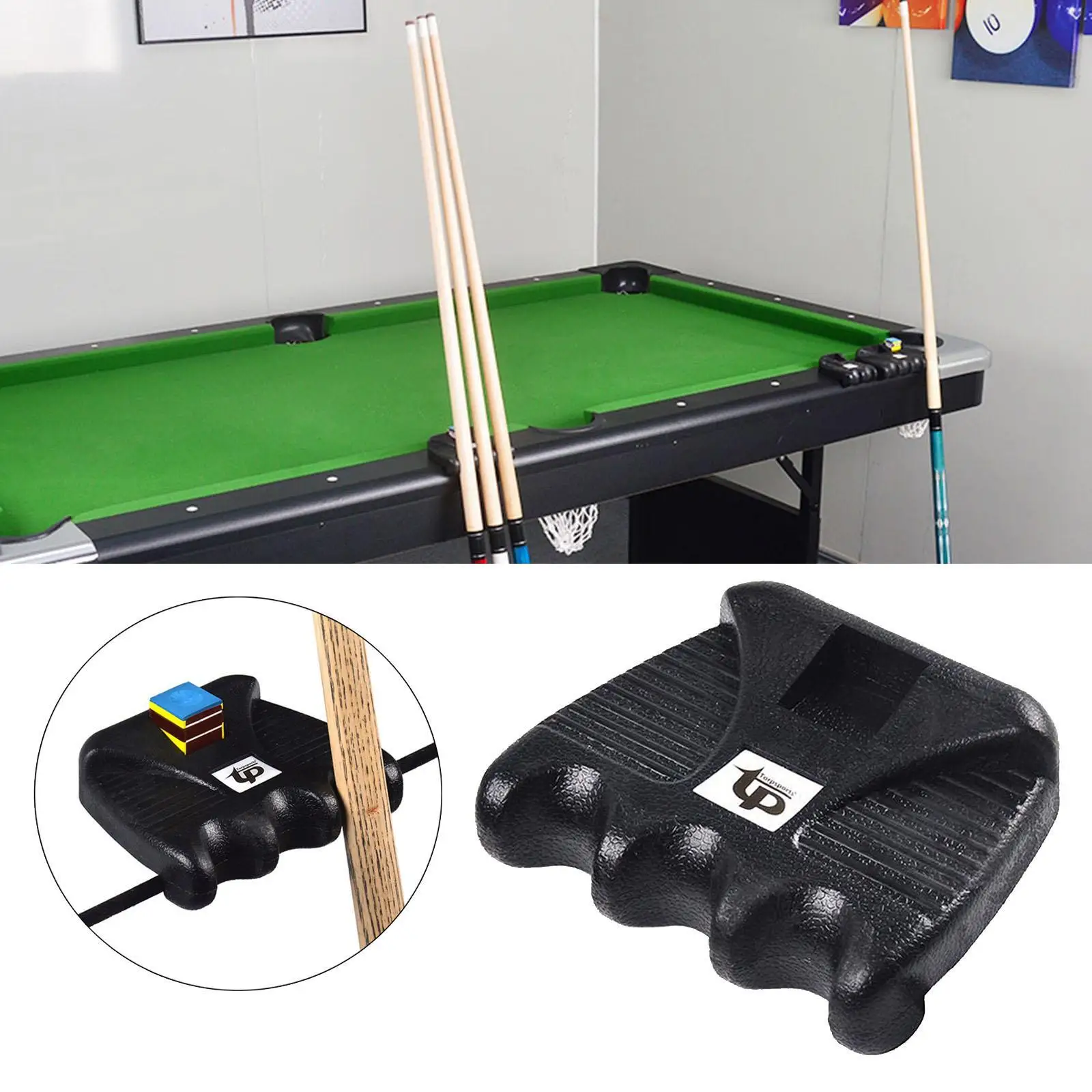 휴대용 풀/당구 큐 스틱 홀더/랙/스누커 레스트 -2-4 장소 3 장소