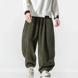Autumn Thick Men Pants Streetwear Casual Fashion Men Woman Warm Harem Pants Loose Male Sweatpants Harajuku Trousers Plus Size5XL