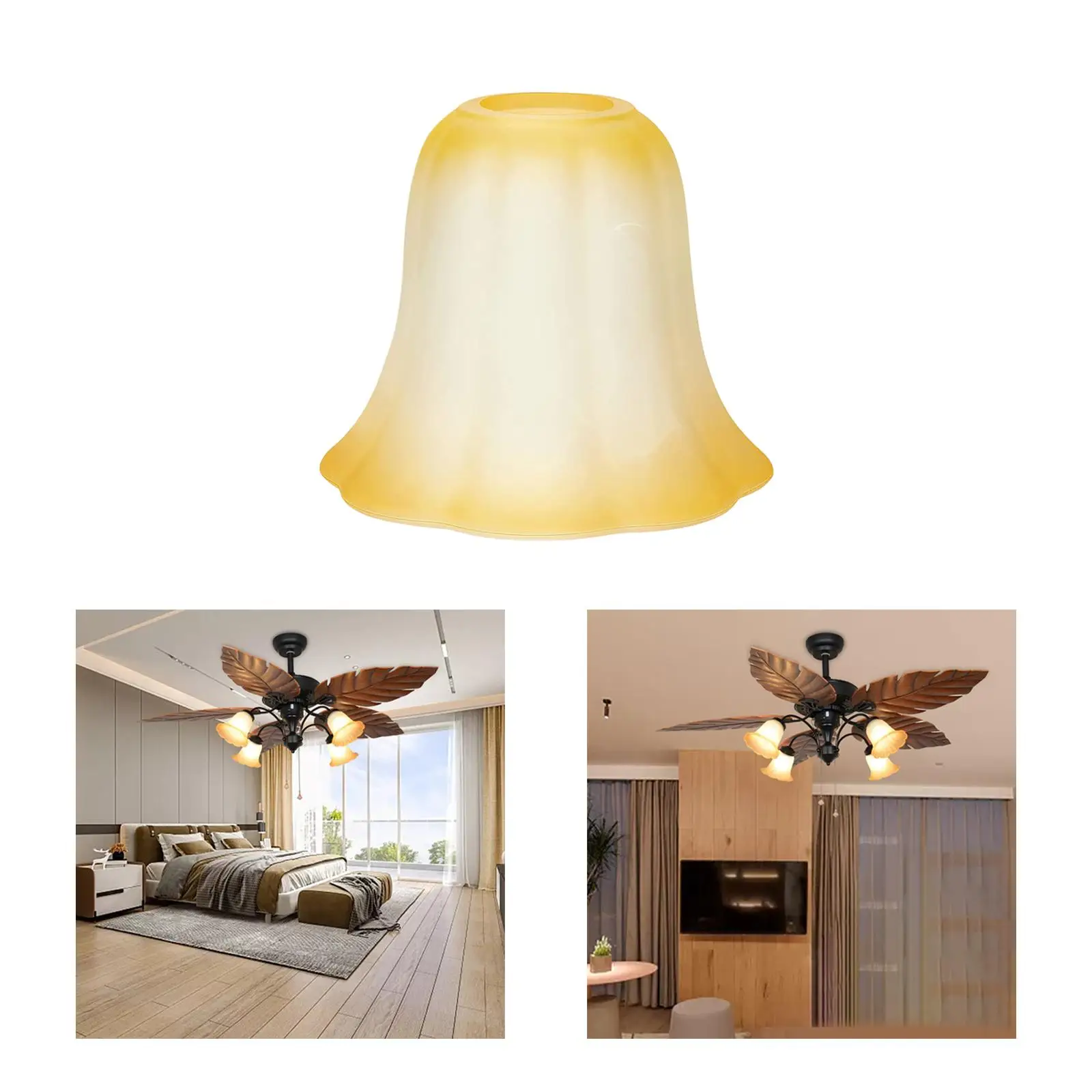 Ceiling Light Fixture Cover Frosted Glass Lamp Shade for Table Lamp Decors Dorm Room