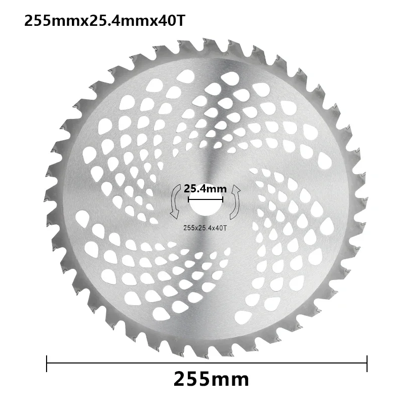 XCAN 1pc Unkraut Trimmer Klinge 40/60/80 Zähne Kopf Klinge Holz Mäher Disc für Pinsel Cutter trimmer Garten Unkraut Mäher Teile – Detail 6