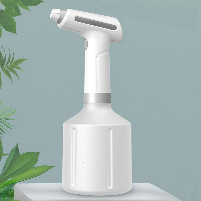 Automatic Electric Garden Pump Sprayer USB Rechargeable Stream Spray Bottle Portable Yard & Lawn Sprayer - White