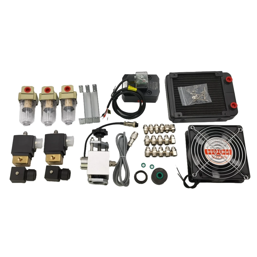 Picture 3: All in One Coding IQA QR CRS980 Diagnostic Tool Common Rail System Injector Punp Tester With Flowmeter BIP Sensor Filter Kit