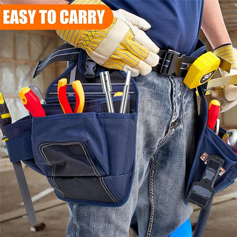 AC62-Forstner Bit Extension For 3/8Inch Round Shank, High-Carbon Steel Wood Spade Drill Bit Extender