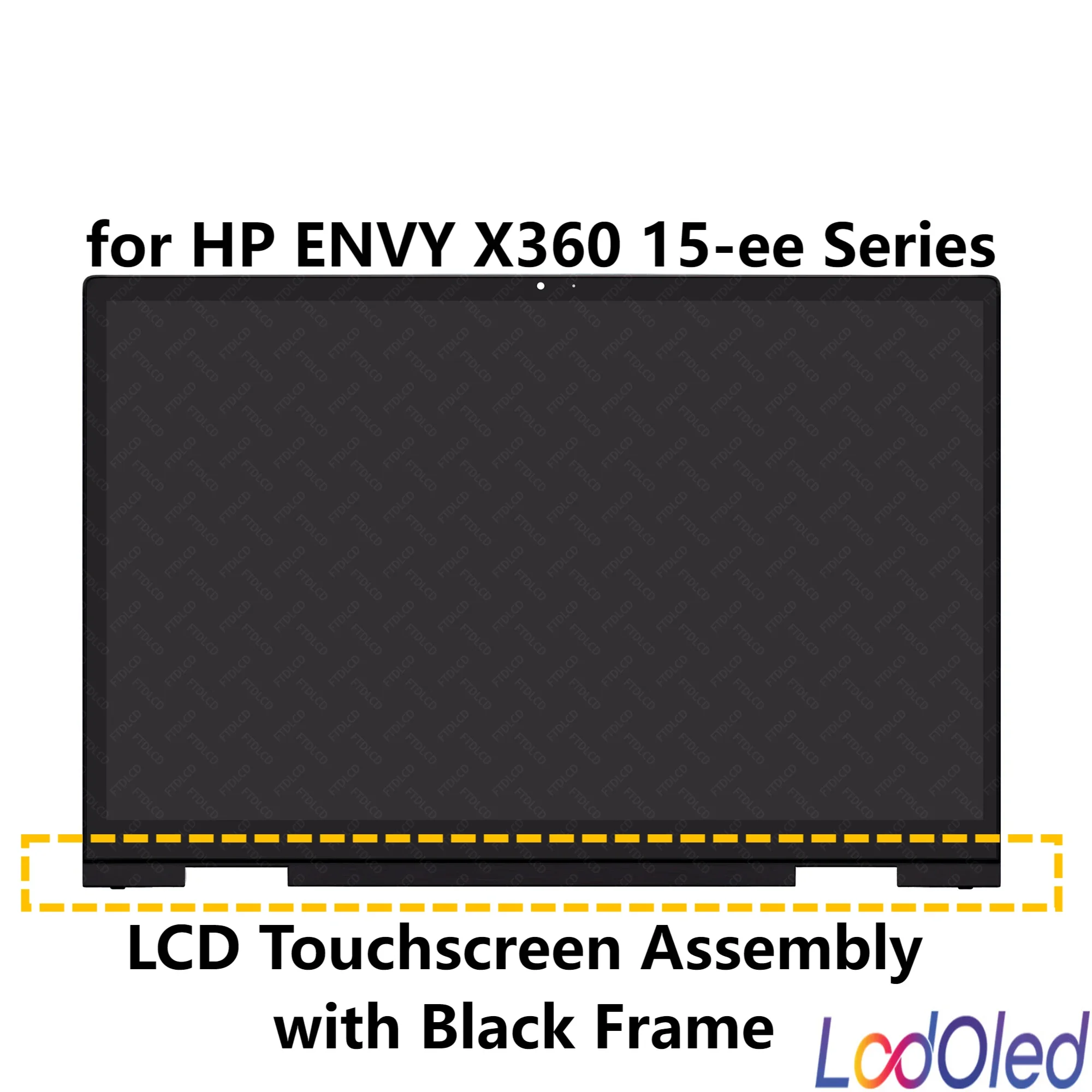 FHD LCD Display Touch Screen Glass Digitizer Assembly for HP ENVY 15-ee0005no 15-ee0012no 15-ee0013no 15-ee0425no 15-ee0700no