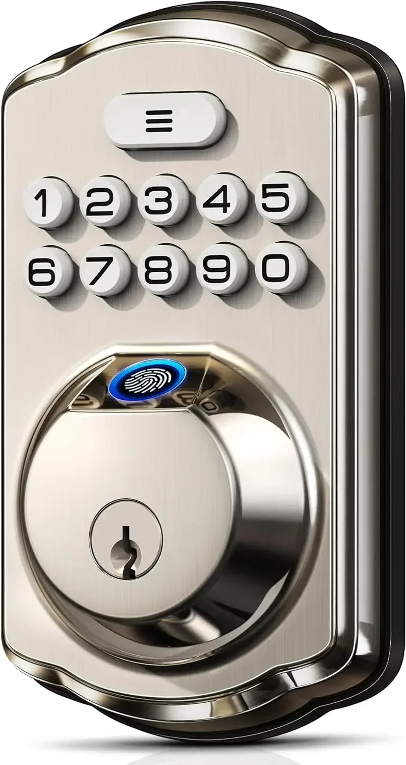 

Fingerprint Door Lock, Keyless Entry Door Lock, Electronic Keypad Deadbolt, Biometric Smart Locks for Front Door, Auto Lock